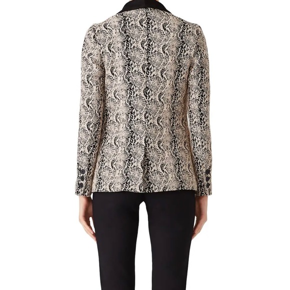Free People Modern Fem Blazer in black and tan pattern- XS - Picture 4 of 10